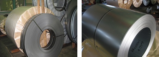 Image of importing and exporting of coil, iron, and non-iron